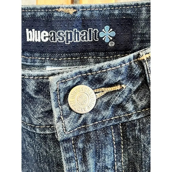 Vintage Blue Asphalt Cotton Jeans Sz 0 - Picture 3 of 7